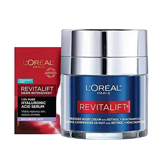 Revitalift Laser Renew Retinol + Niacinamide Pressed Night Cream